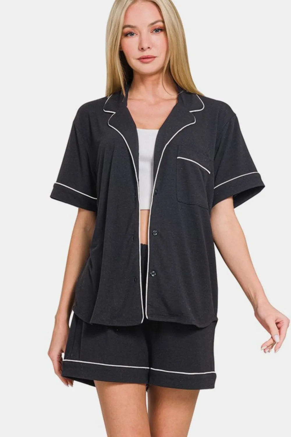 Button Down Lounge Set