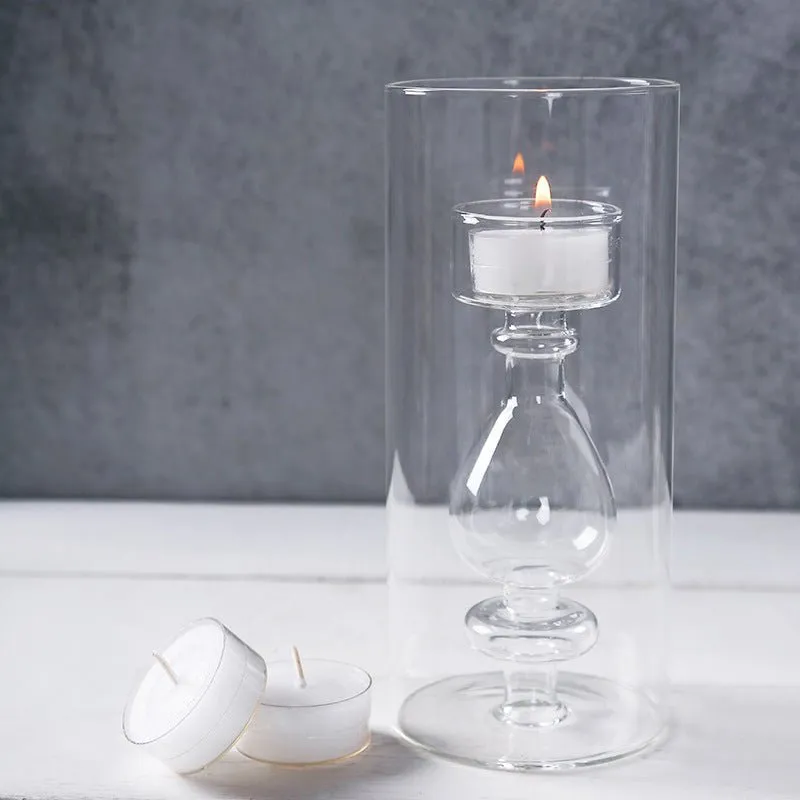 Chateau Glass Lantern Candle Holder