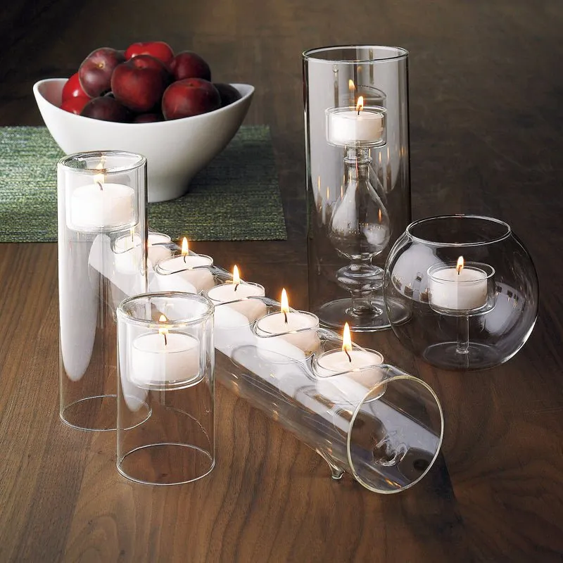 Chateau Glass Lantern Candle Holder