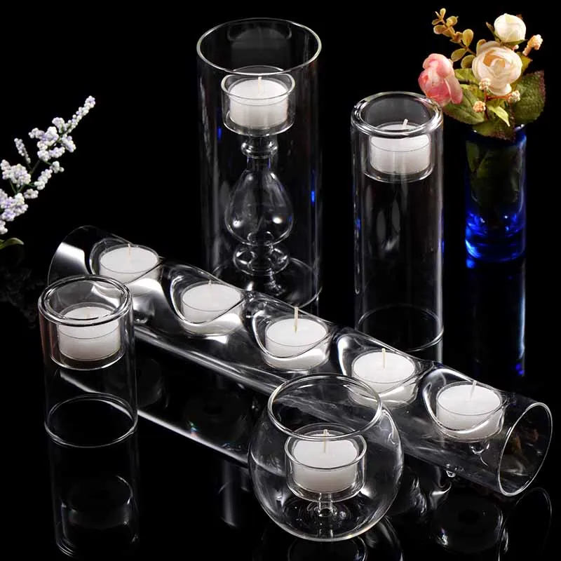 Chateau Glass Lantern Candle Holder