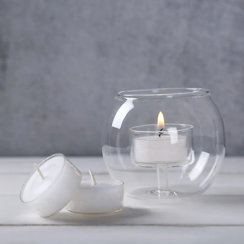 Chateau Glass Lantern Candle Holder