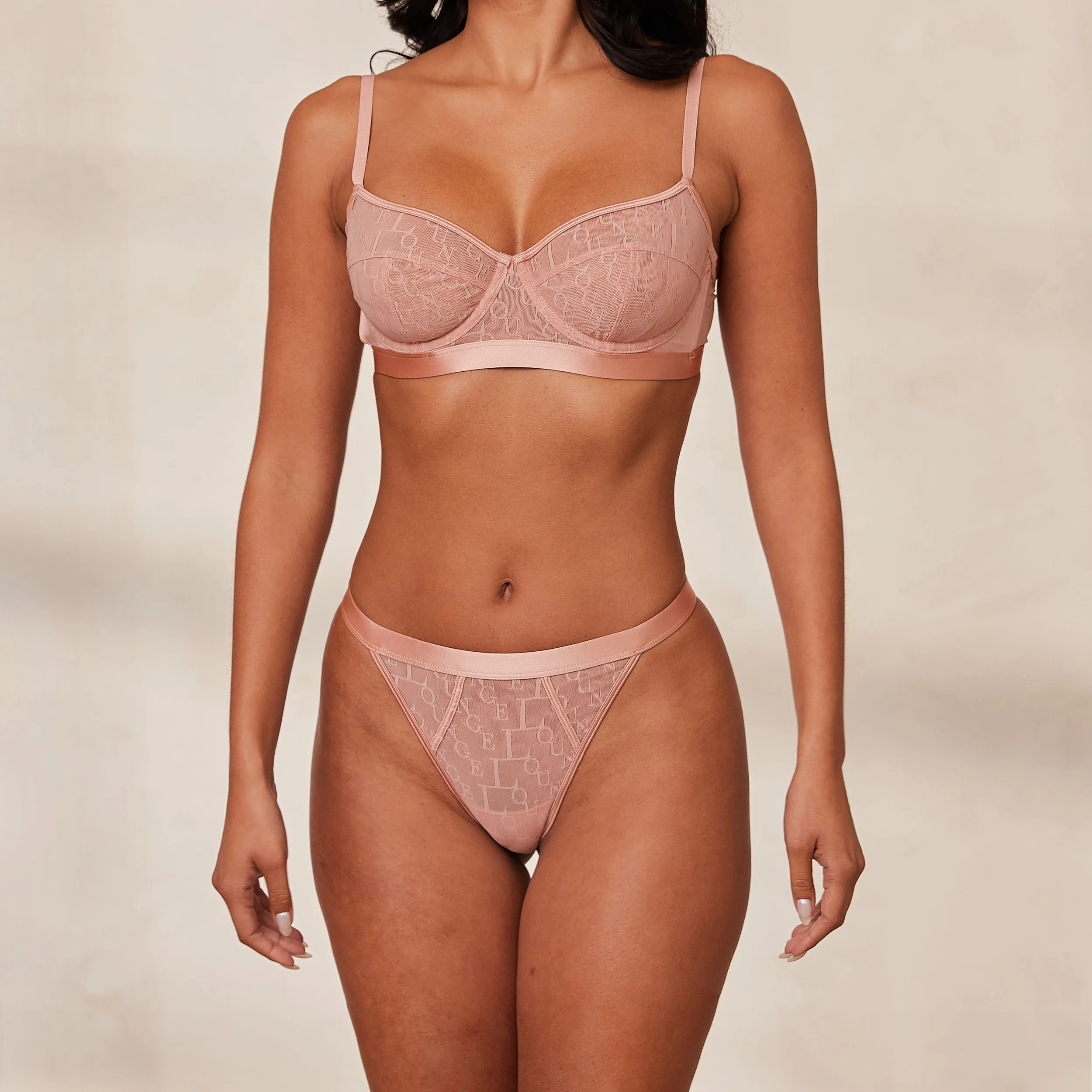 Chic Balcony Soutien-Gorge - Rose