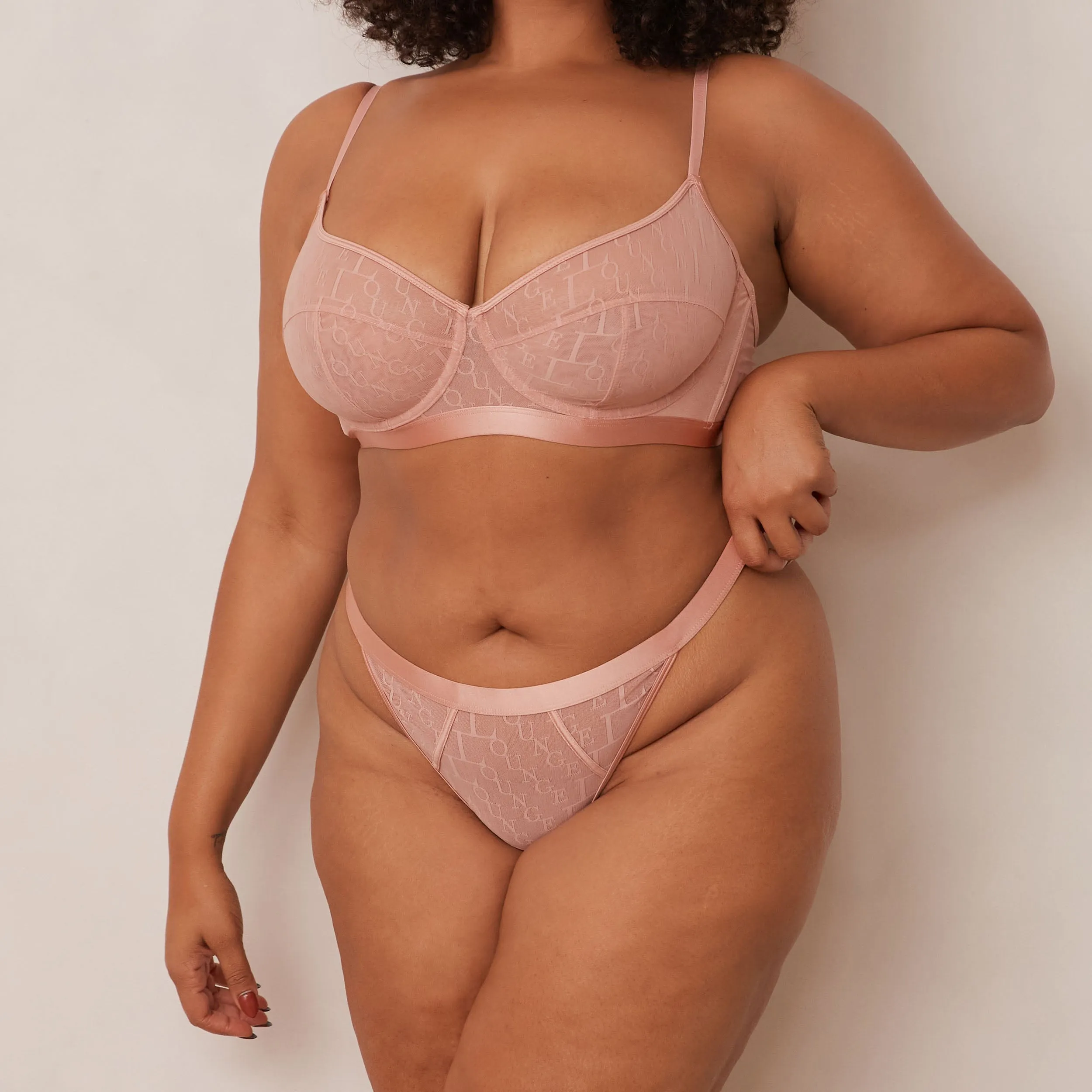 Chic Balcony Soutien-Gorge - Rose