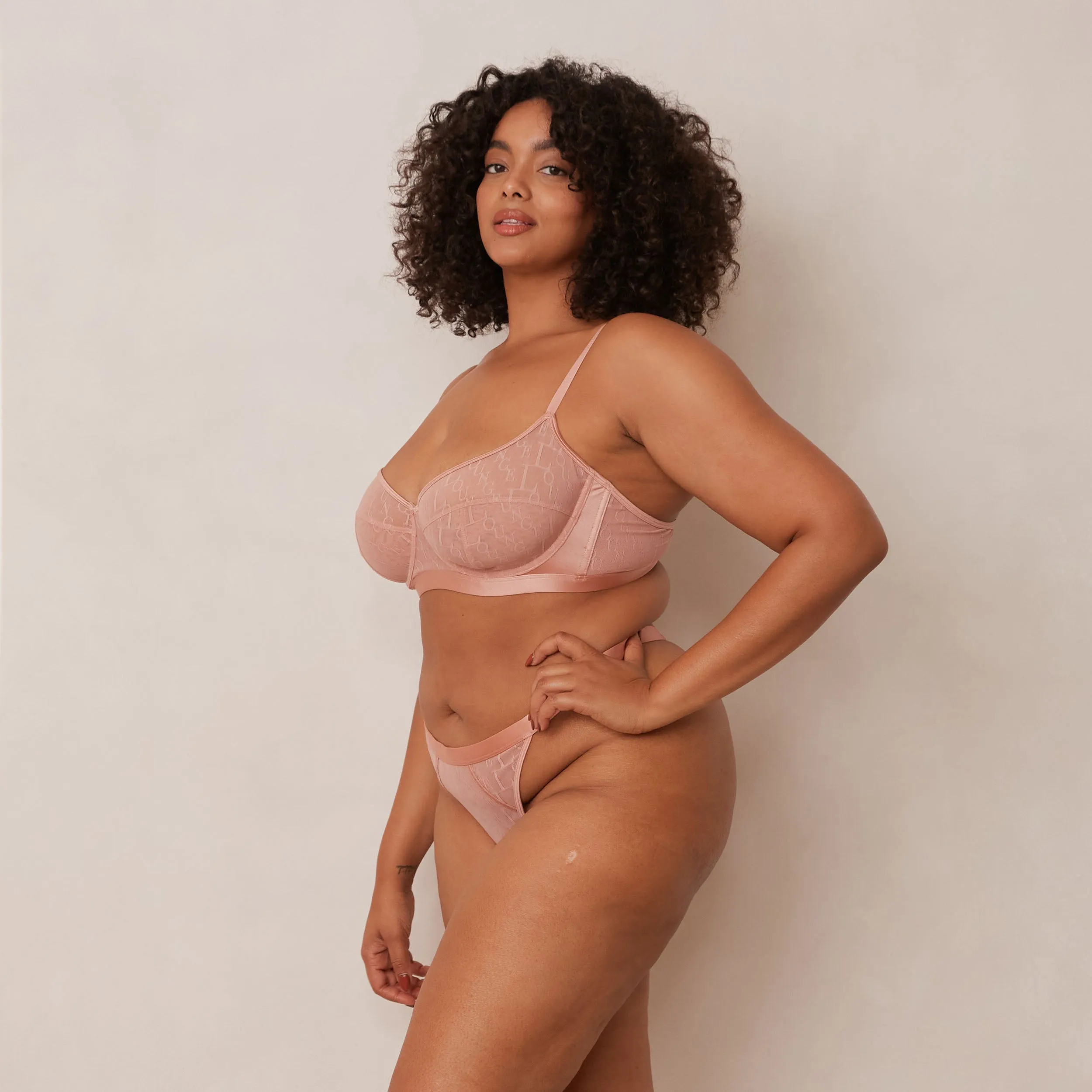 Chic Balcony Soutien-Gorge - Rose