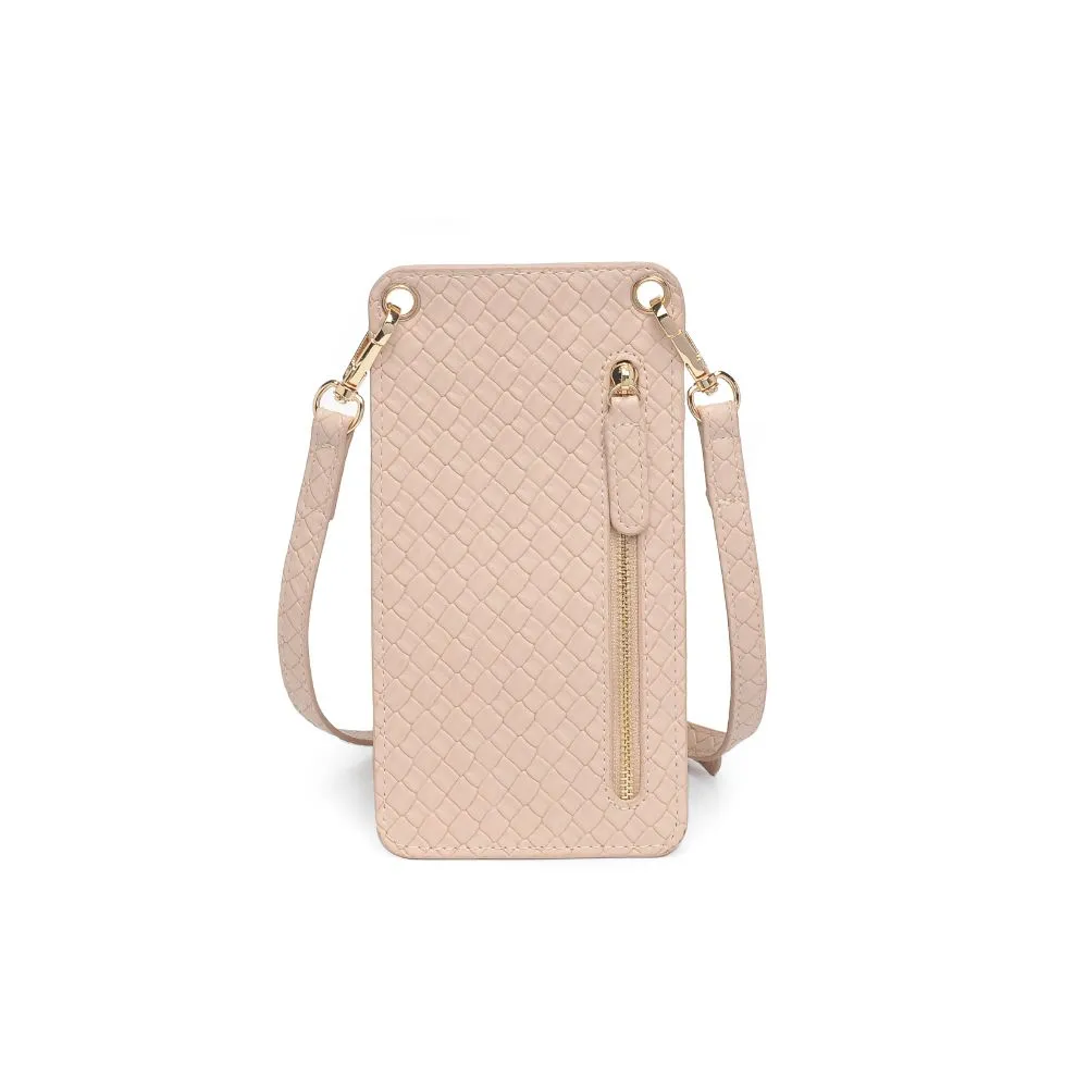 Claire Woven Cell Phone Crossbody