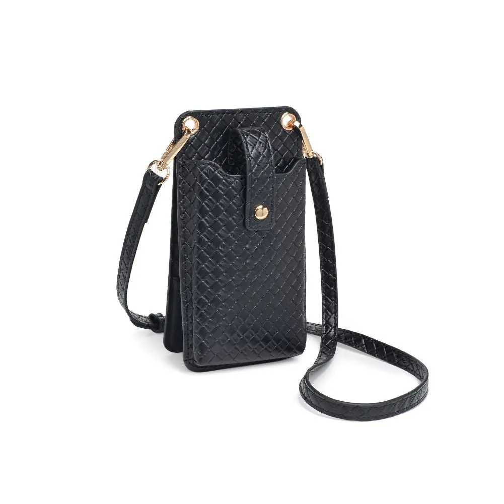 Claire Woven Cell Phone Crossbody