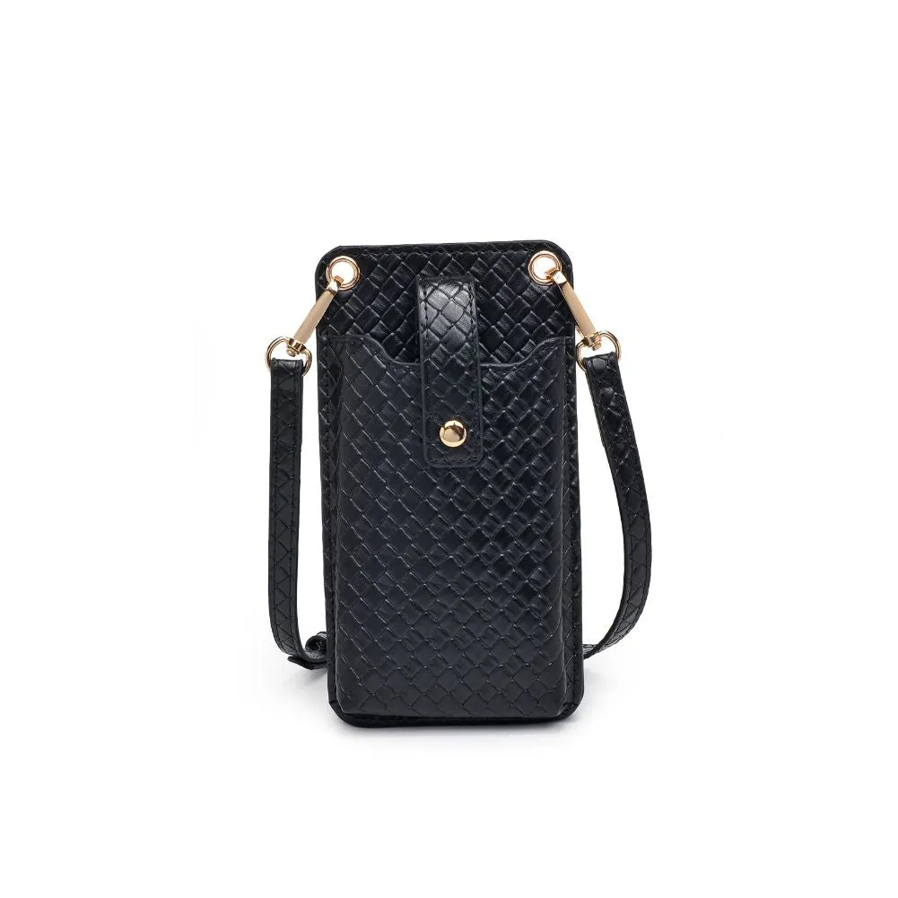 Claire Woven Cell Phone Crossbody