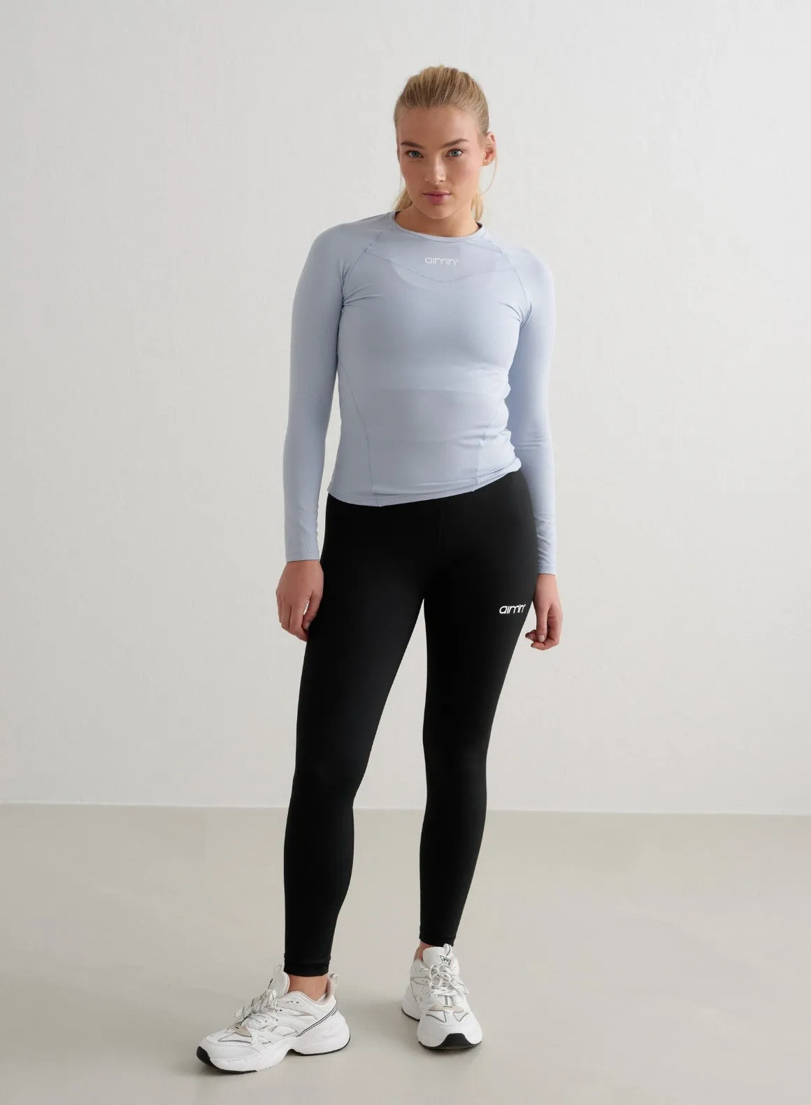 Cloudy Blue Soft Basic Long Sleeve