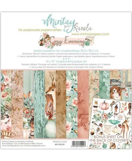 Cozy Evening 12x12 Paper Pack MT-COZ-07