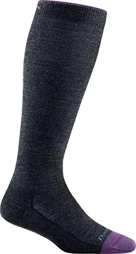 Darn Tough Womens 6042 Solid Basic Knee High Lightweight Merino Wool Socks