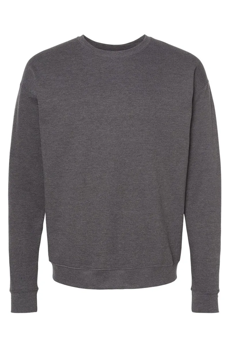 Distressed Heart Love Unisex Fleece Crew