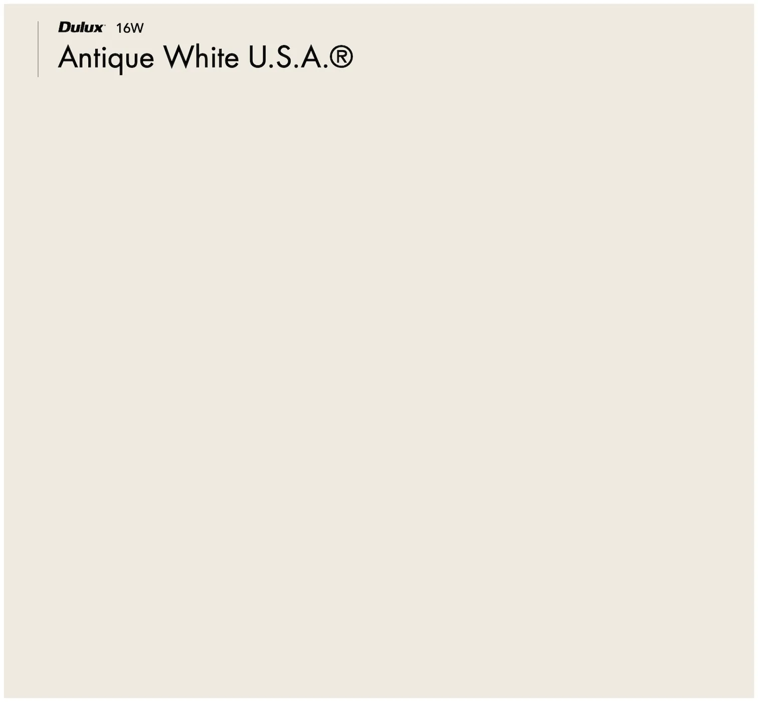 Dulux Antique White USA