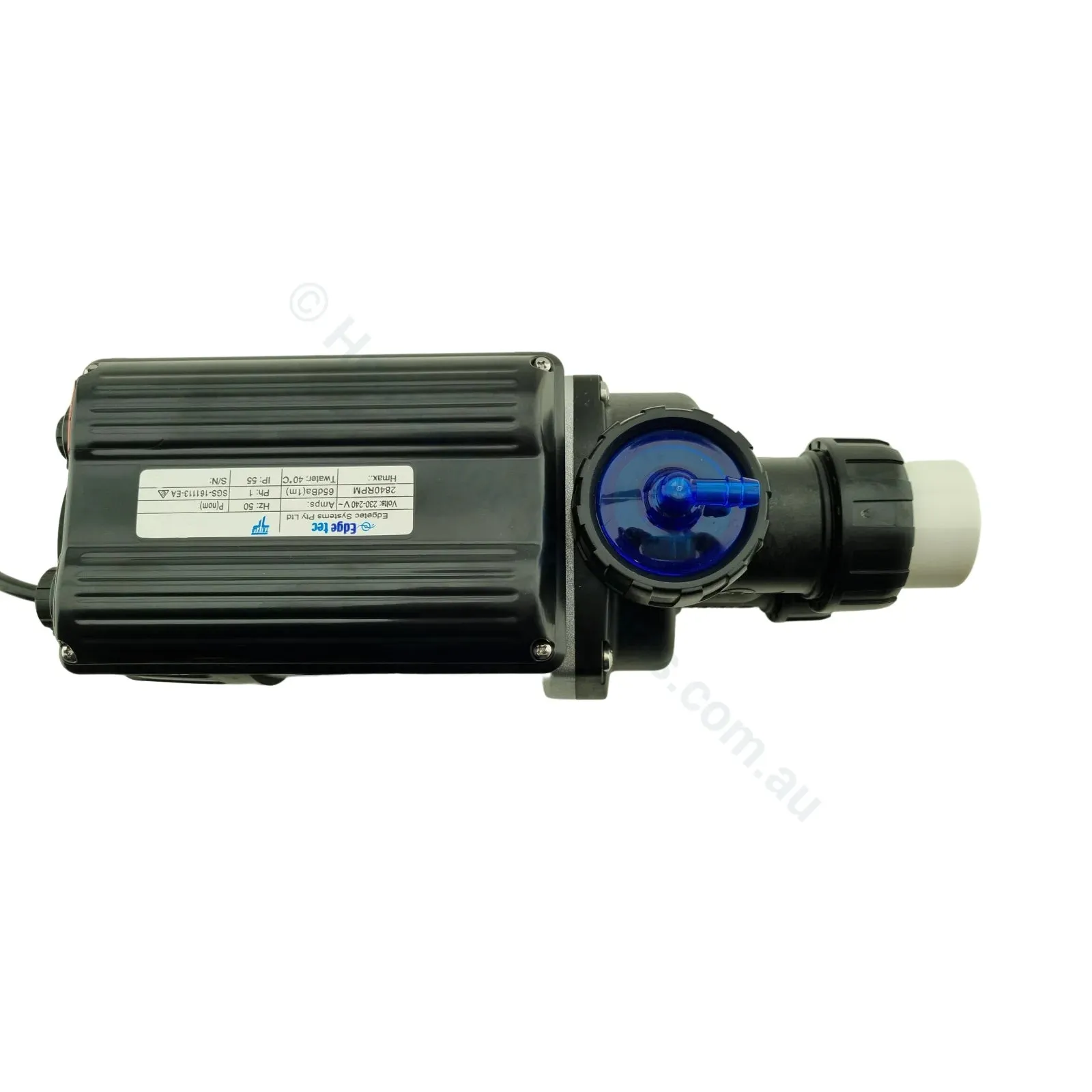 Edgetec / Decina 1.0HP Xtra-Heat w/ Air Switch - Spa Bath Pumps - Triflo