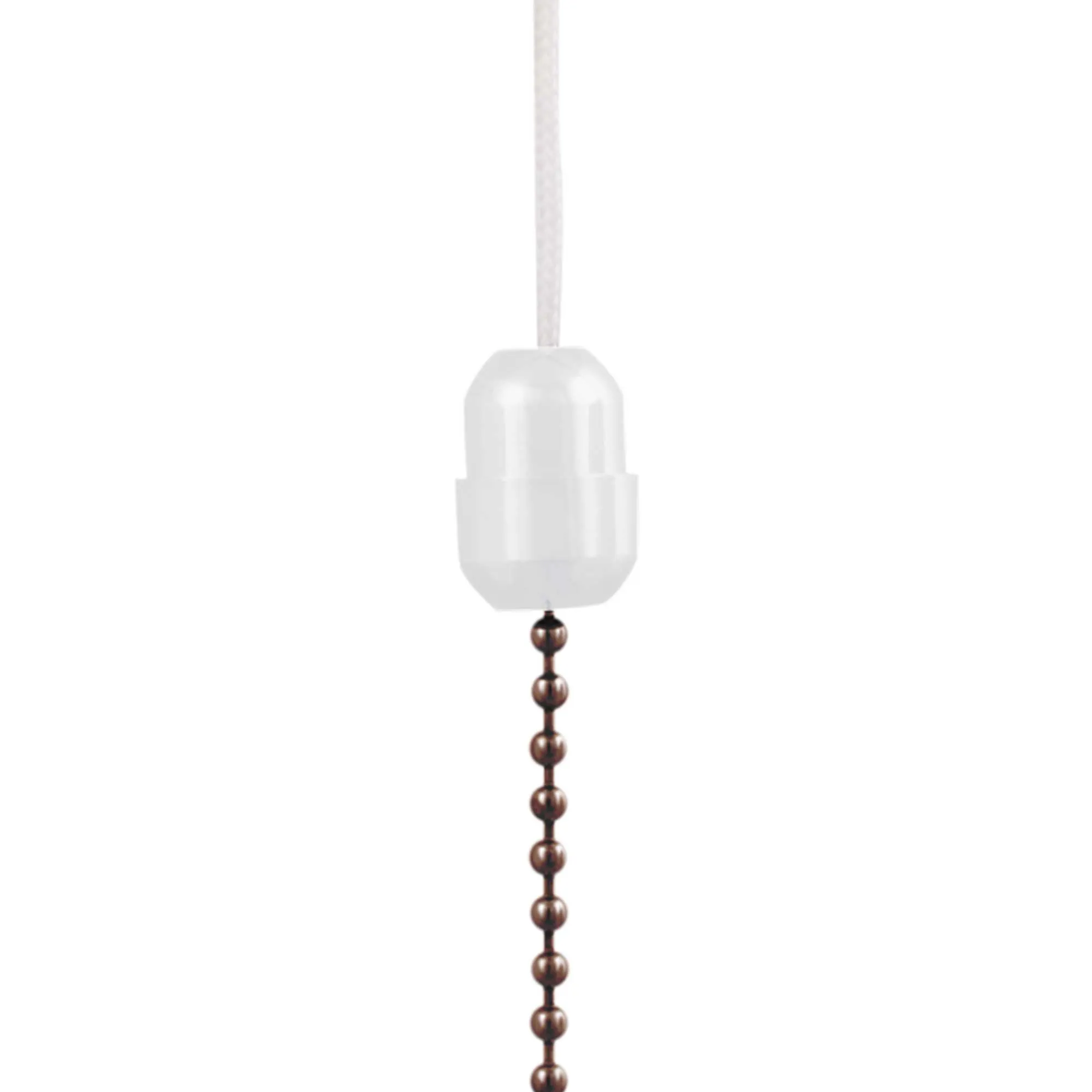 ElekTek Light Pull Chain Wooden Disc With 80cm Matching Chain