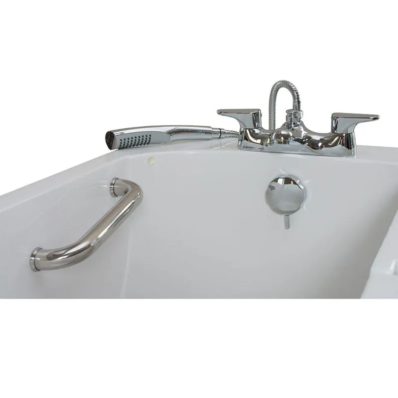 Ella's Bubbles 264504 Small 45-in Long Air & Hydro Massage Walk In Bath