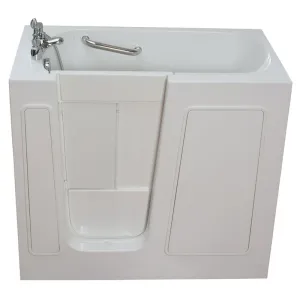 Ella's Bubbles 264504 Small 45-in Long Air & Hydro Massage Walk In Bath