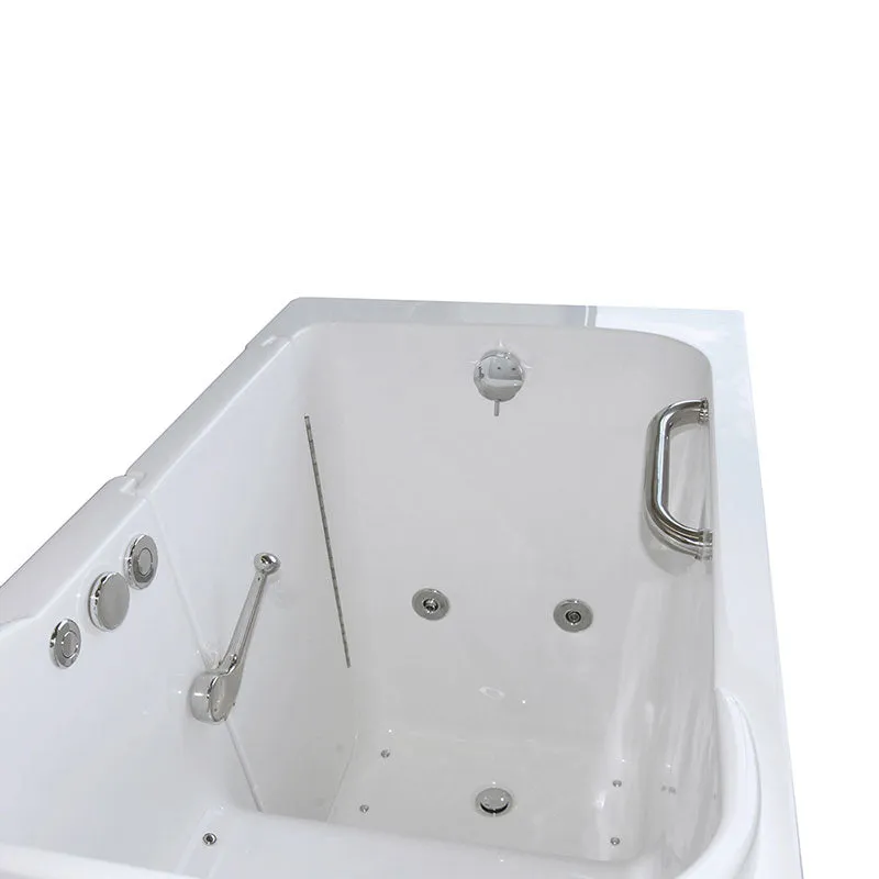 Ella's Bubbles 284804 Short 48-in Long Air & Hydro Massage Walk In Bath
