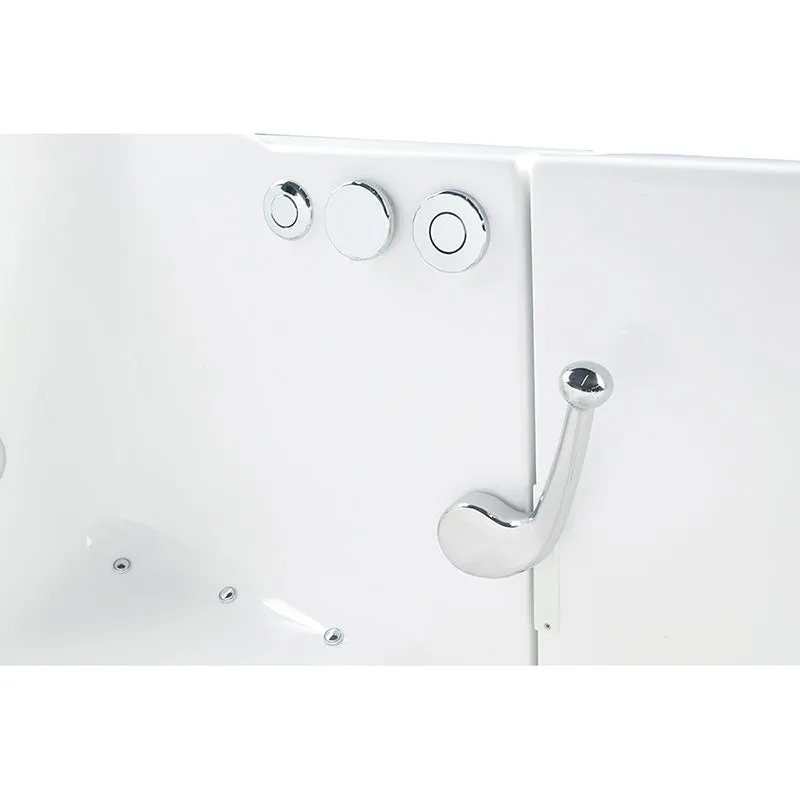 Ella's Bubbles 284804 Short 48-in Long Air & Hydro Massage Walk In Bath