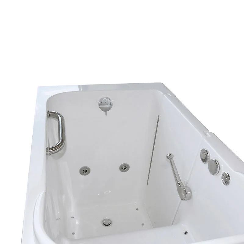 Ella's Bubbles 284804 Short 48-in Long Air & Hydro Massage Walk In Bath