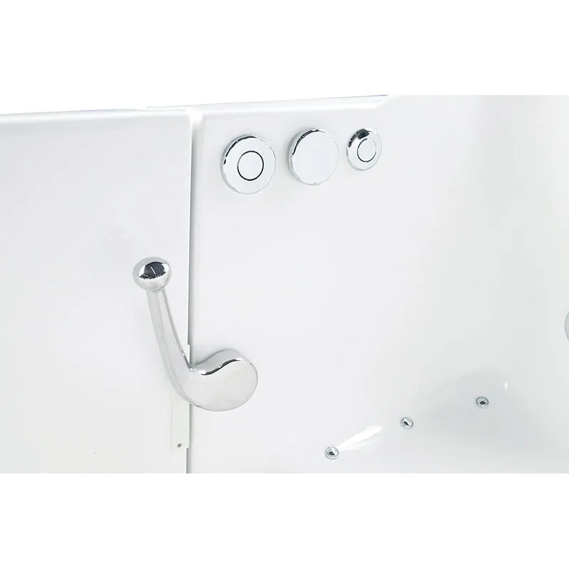 Ella's Bubbles 284804 Short 48-in Long Air & Hydro Massage Walk In Bath