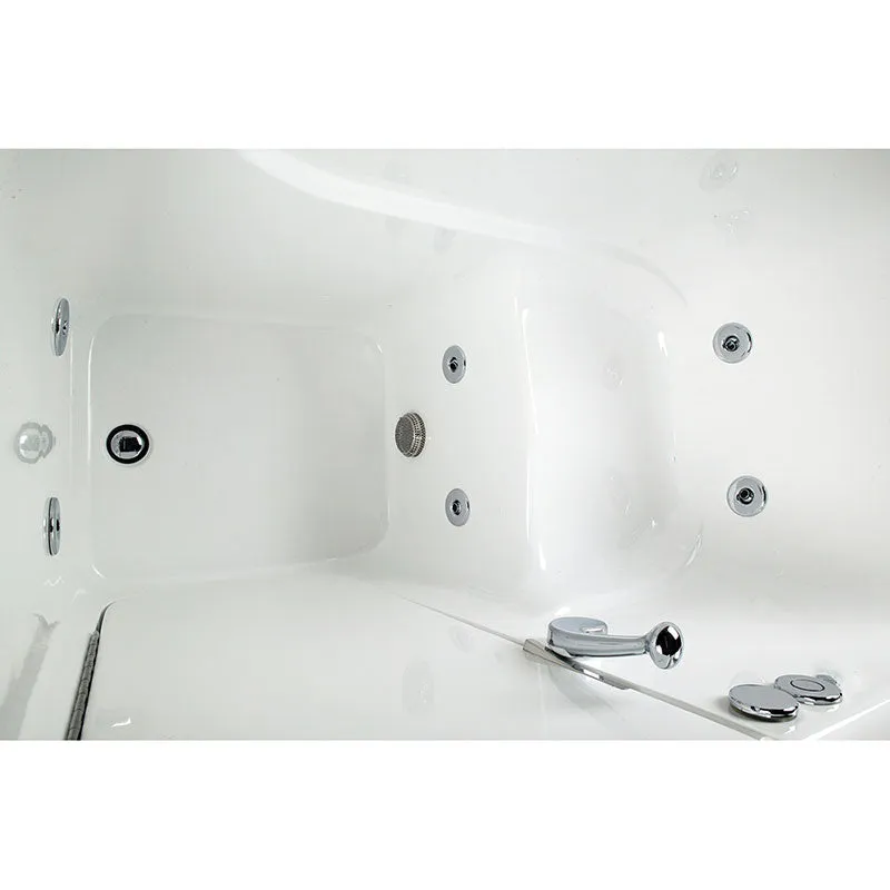 Ella's Bubbles 305213 Low 3.5-in Threshold Hydro Massage Walk In Bath