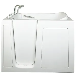 Ella's Bubbles 305213 Low 3.5-in Threshold Hydro Massage Walk In Bath