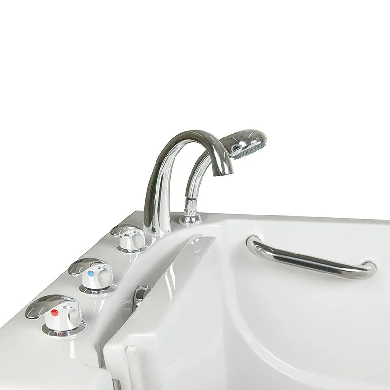 Ella's Bubbles 305213 Low 3.5-in Threshold Hydro Massage Walk In Bath