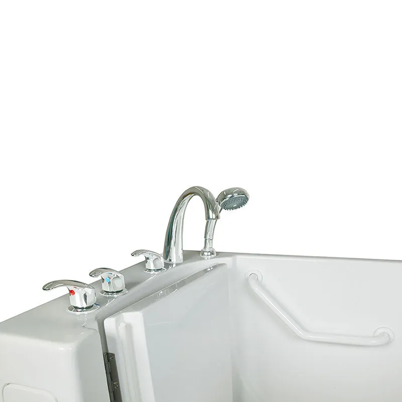 Ella's Bubbles 305504 Deep 46-in High Air & Hydro Massage Walk In Bath