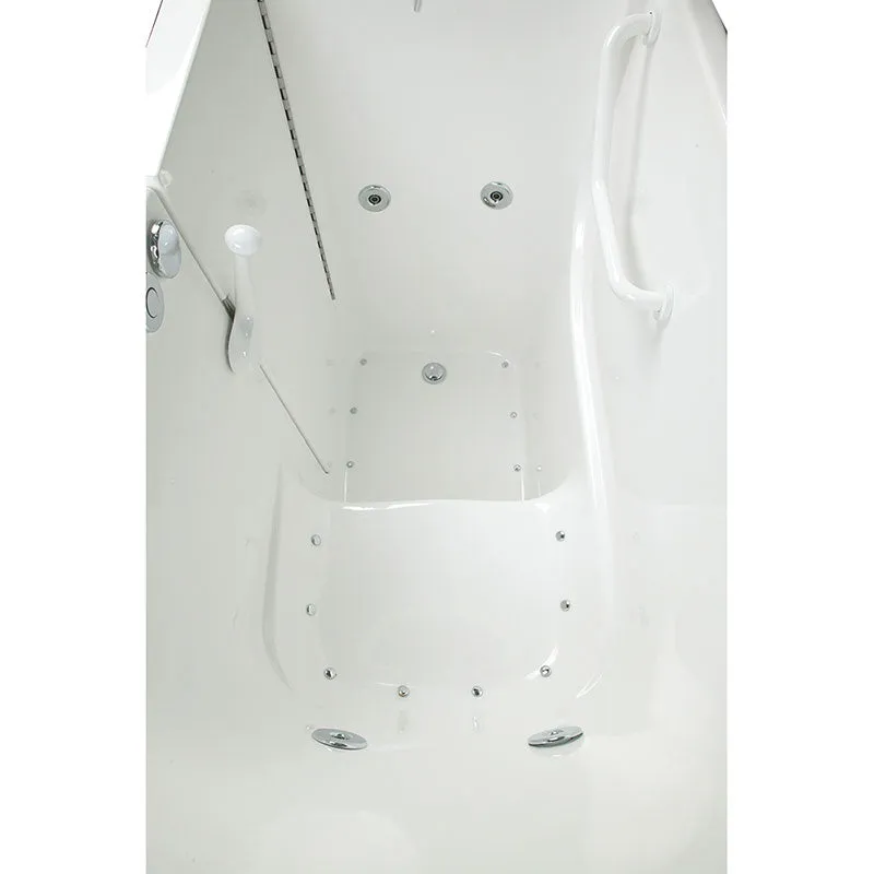 Ella's Bubbles 305504 Deep 46-in High Air & Hydro Massage Walk In Bath