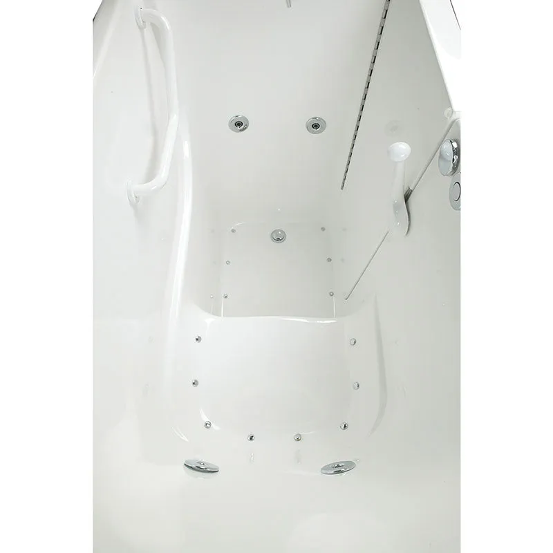 Ella's Bubbles 305504 Deep 46-in High Air & Hydro Massage Walk In Bath