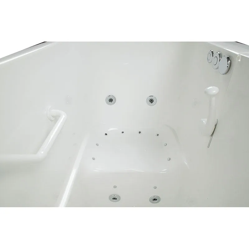 Ella's Bubbles 305504 Deep 46-in High Air & Hydro Massage Walk In Bath