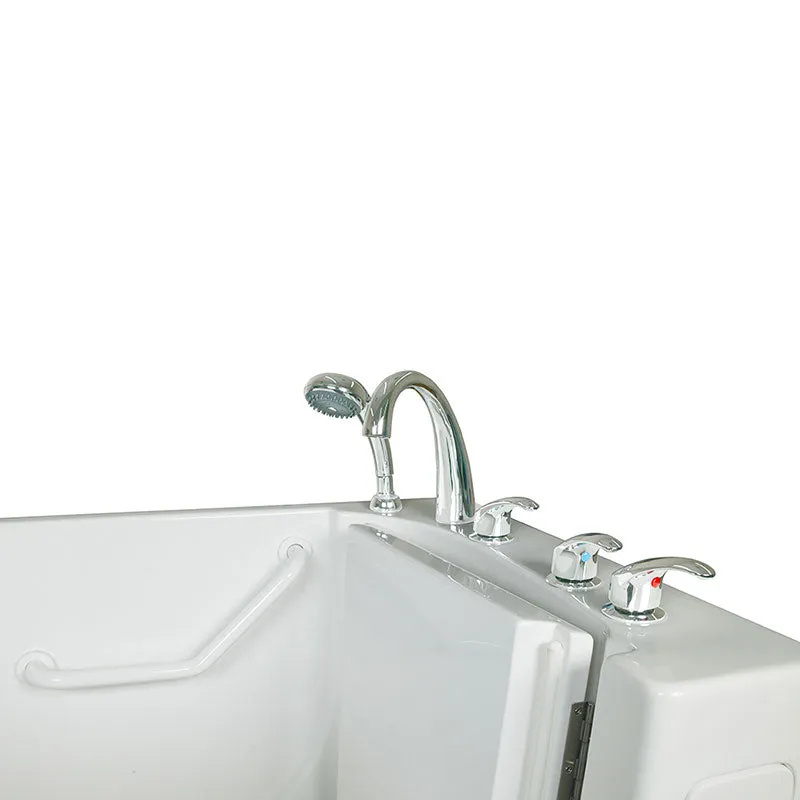 Ella's Bubbles 305504 Deep 46-in High Air & Hydro Massage Walk In Bath