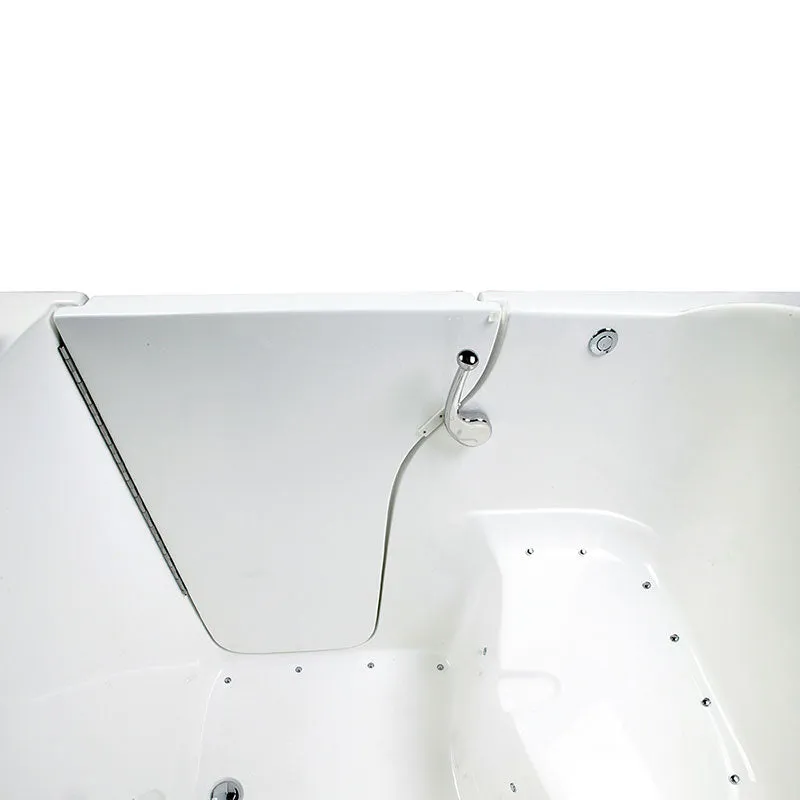 Ella's Bubbles 355502 Bariatric Air Massage Wide Seat Walk-In Bathtub
