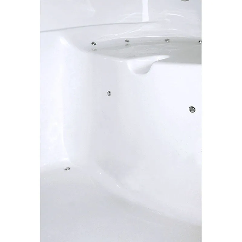 Ella's Bubbles 355502 Bariatric Air Massage Wide Seat Walk-In Bathtub