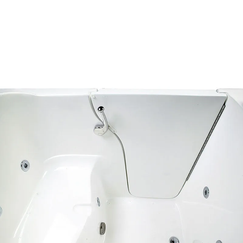 Ella's Bubbles 355503 Bariatric Hydro Massage Wide Seat Walk-In Bathtub