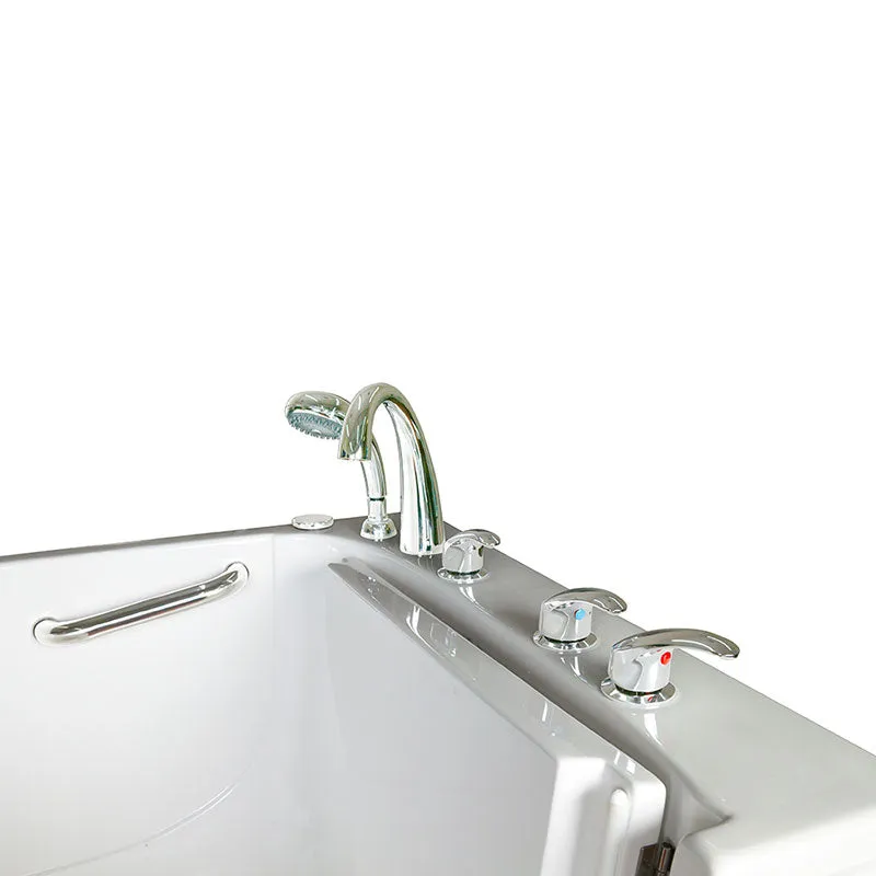 Ella's Bubbles 355503 Bariatric Hydro Massage Wide Seat Walk-In Bathtub