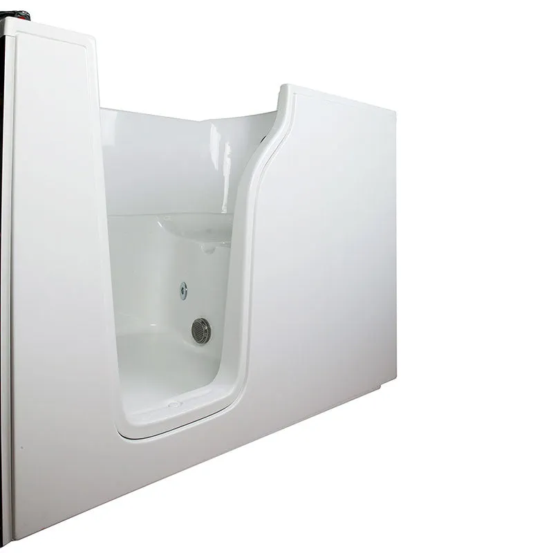 Ella's Bubbles 355503 Bariatric Hydro Massage Wide Seat Walk-In Bathtub