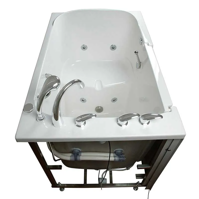 Ella's Bubbles 355503 Bariatric Hydro Massage Wide Seat Walk-In Bathtub