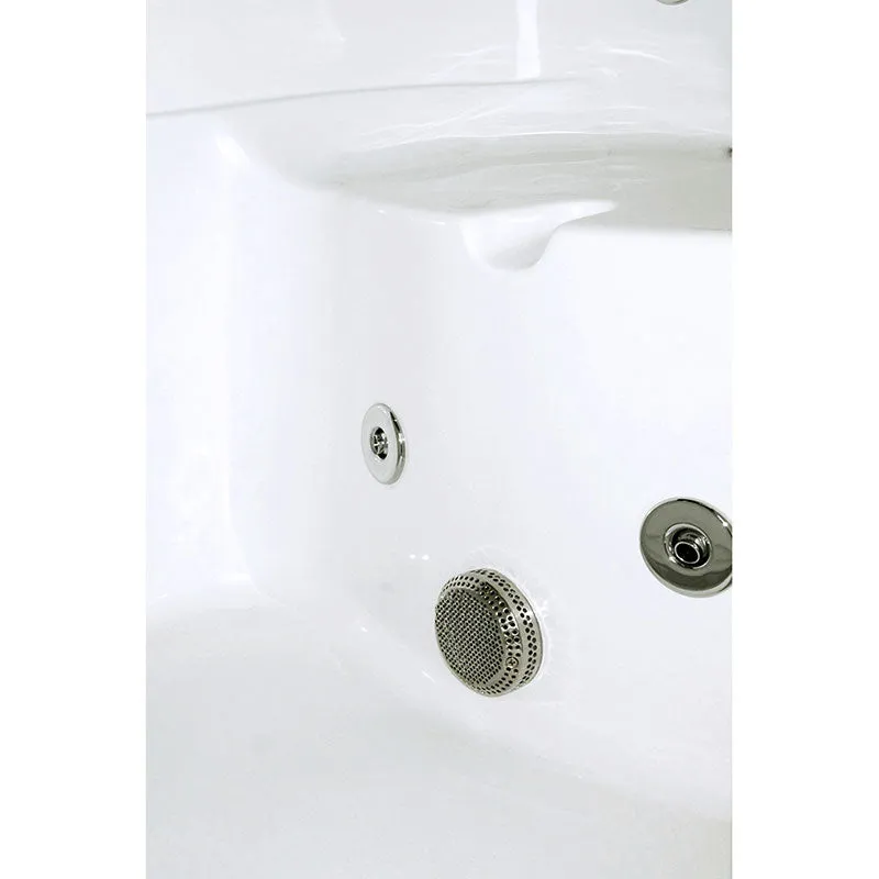 Ella's Bubbles 355503 Bariatric Hydro Massage Wide Seat Walk-In Bathtub