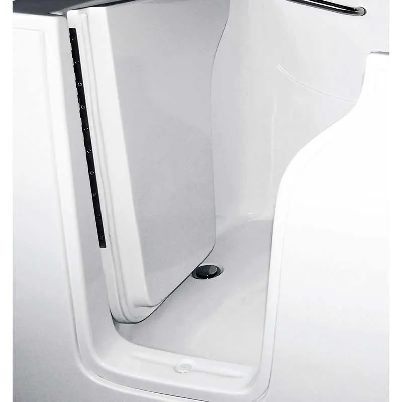 Ella's Bubbles 355503 Bariatric Hydro Massage Wide Seat Walk-In Bathtub