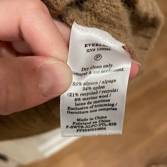 Everlane Alpaca Oversized Turtleneck