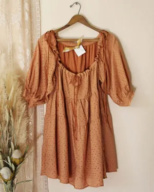 Eyelet Cotton Dress
