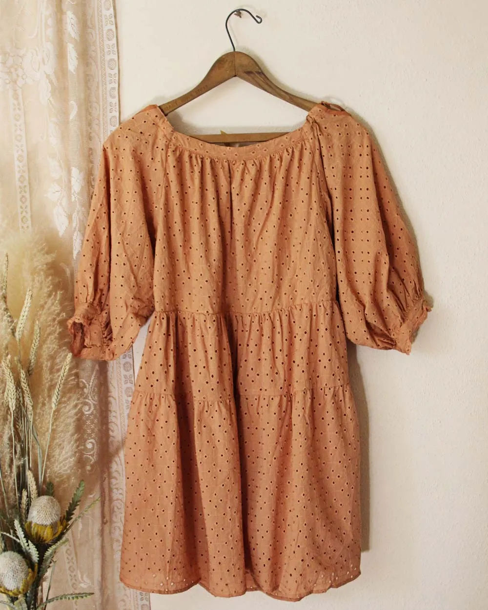 Eyelet Cotton Dress