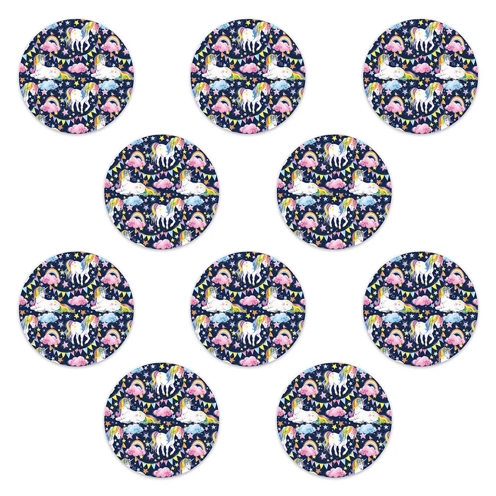 Freestyle Libre Rainbow Unicorn Design Patches