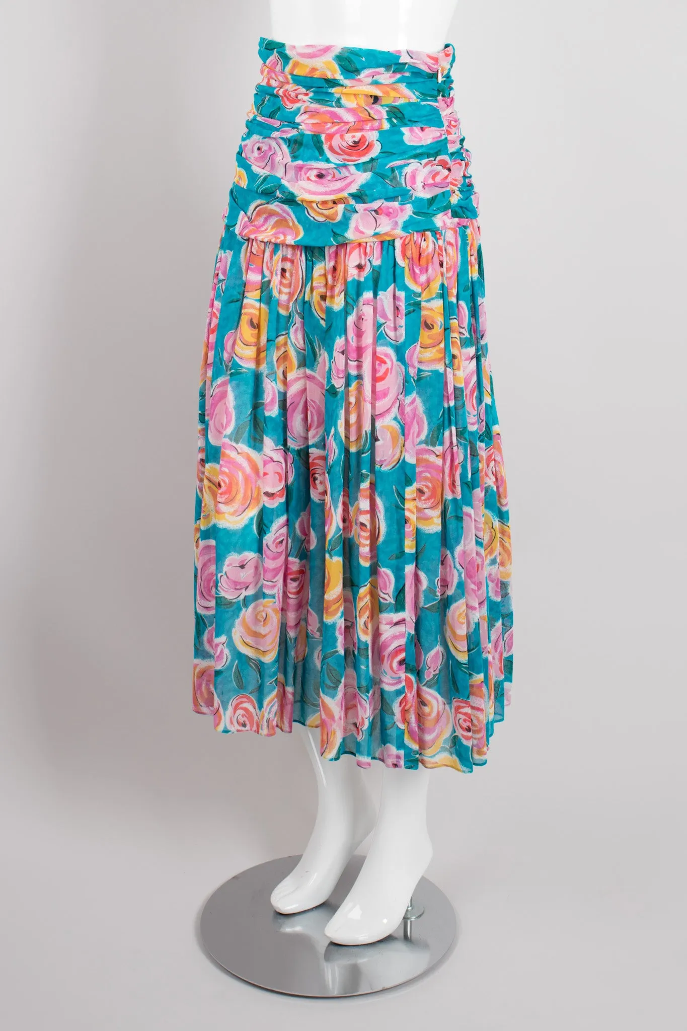 Gathered Rose Skirt