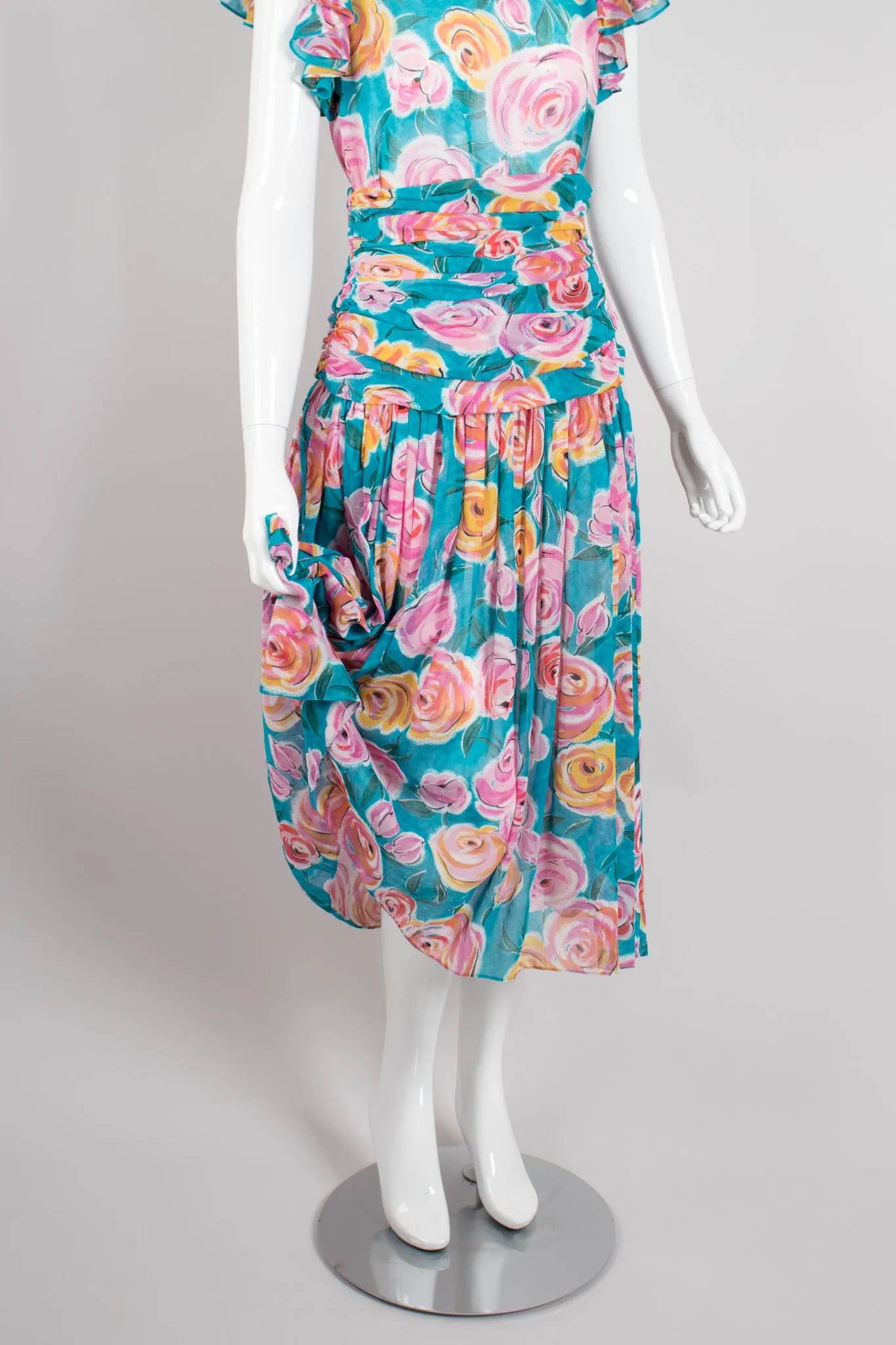 Gathered Rose Skirt