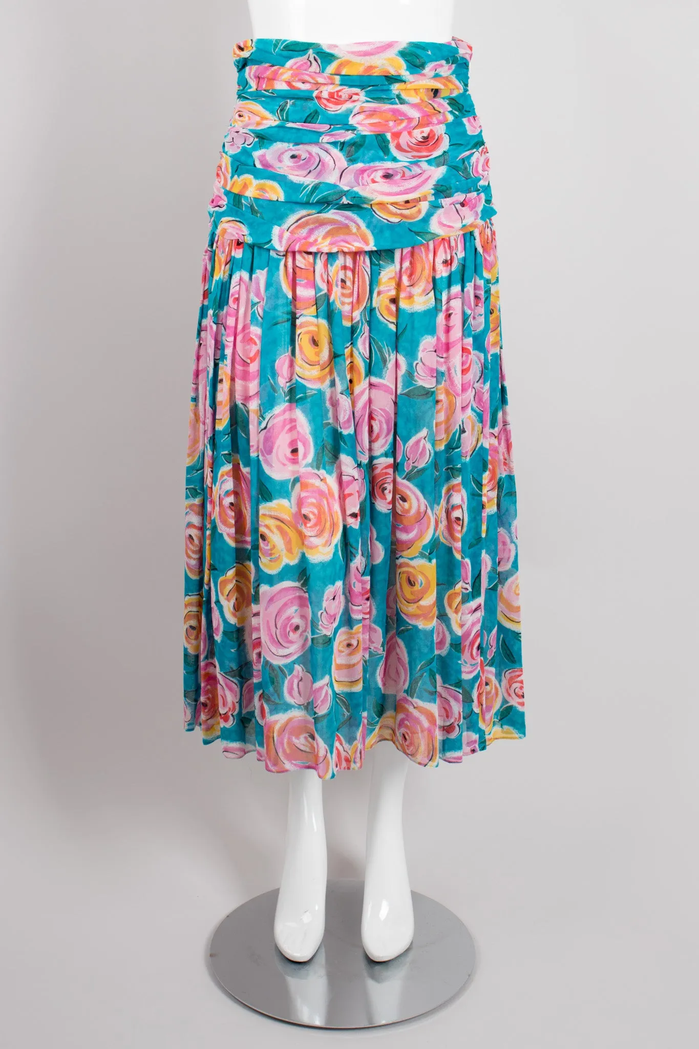 Gathered Rose Skirt