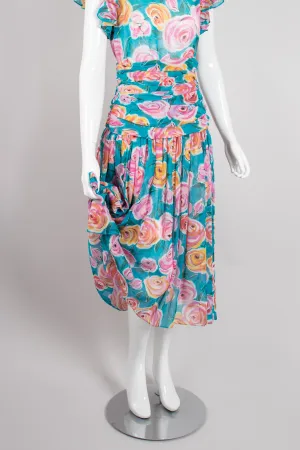 Gathered Rose Skirt