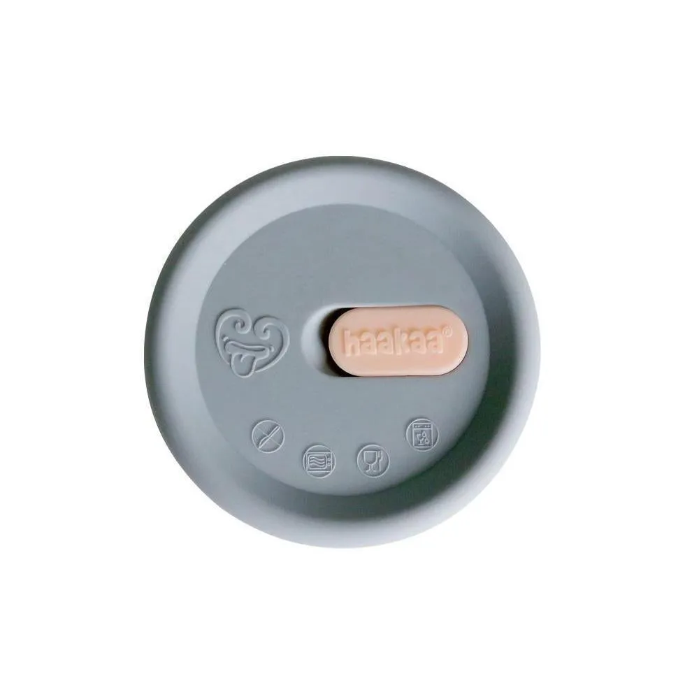 Haakaa Silicone Breast Pump Lid (Grey)