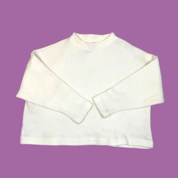 Hackwith Cozy White Sweater 4XL